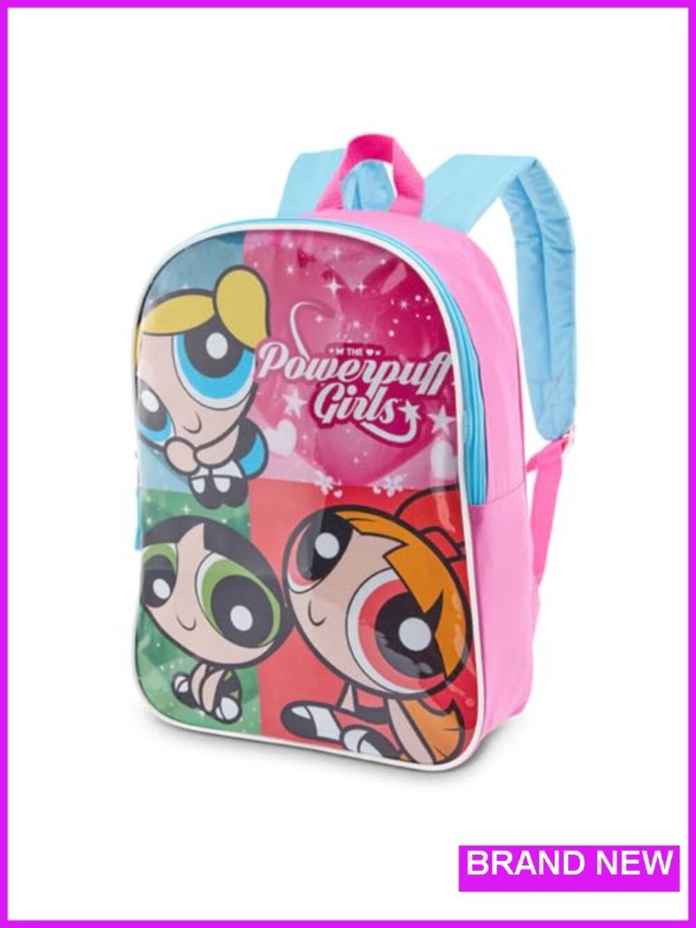 Powerpuff Girls Kids Backpack 15in School Bag with Padded Straps